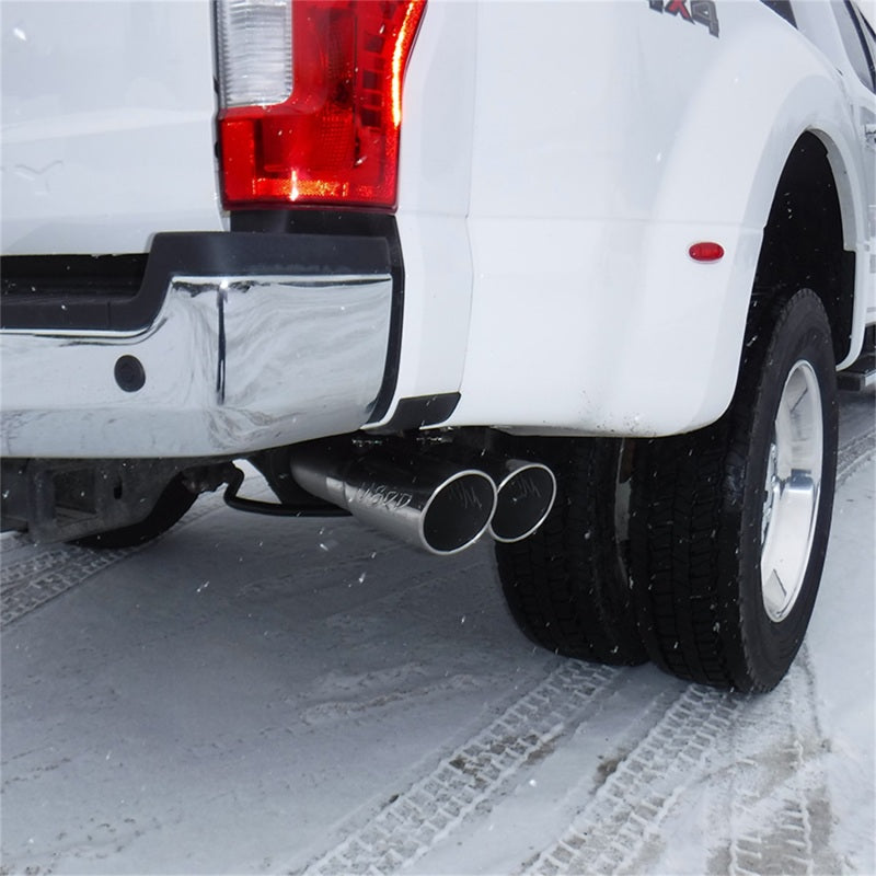 MBRP 17-19 Ford F250/350/450 6.4 L Filter Back Single Side Dual Exit Exhaust System