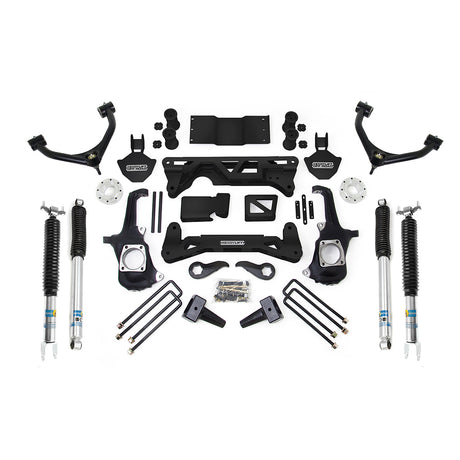 ReadyLIFT 44-3072 - 2011-2019 Chevrolet/GMC 2500/3500HD 7-8'' Lift Kit with Bilstein Shocks