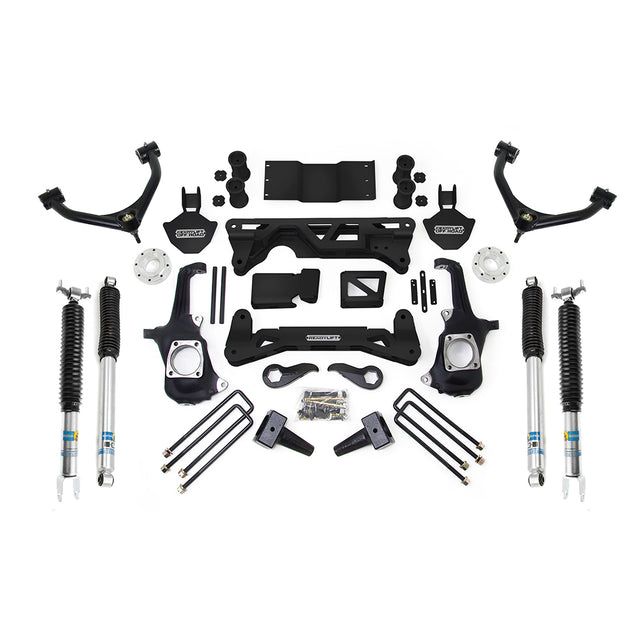 ReadyLIFT 44-3072 - 2011-2019 Chevrolet/GMC 2500/3500HD 7-8'' Lift Kit with Bilstein Shocks