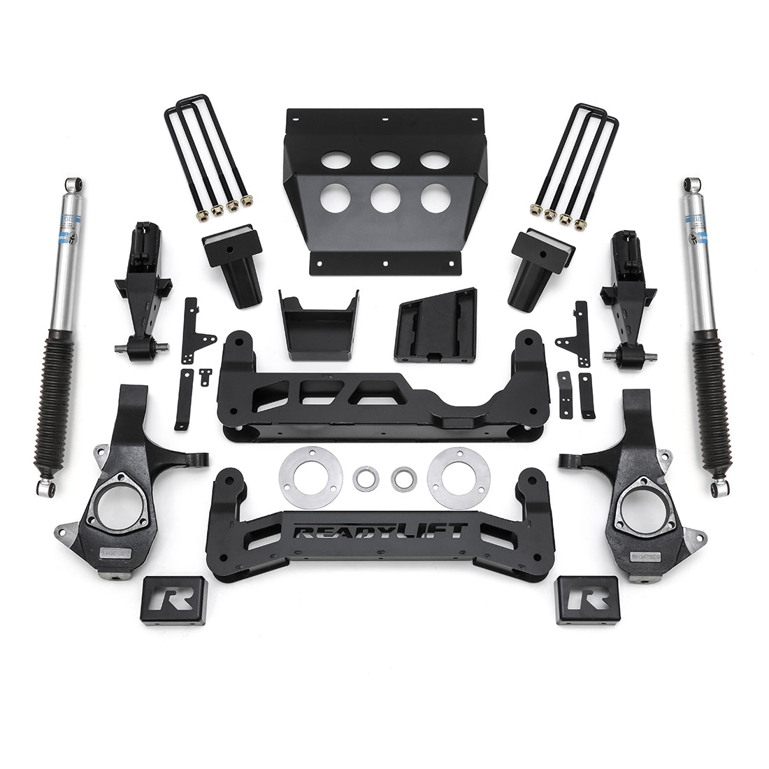 ReadyLIFT 44-3471 - 2014-2016 Chevrolet/GMC 1500 7'' Big Lift Kit for Cast Steel OE Upper Control Arms with Bilstein Shocks