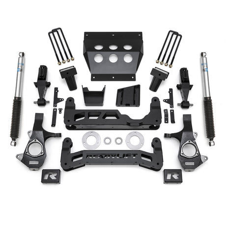 ReadyLIFT 44-3471 - 2014-2016 Chevrolet/GMC 1500 7'' Big Lift Kit for Cast Steel OE Upper Control Arms with Bilstein Shocks