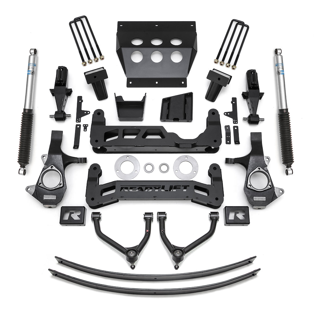 ReadyLIFT 44-3490 - 2014-2018 Chevrolet/GMC 1500 9'' Big Lift Kit for Aluminum or Stamped Steel OE Upper Control Arms with Bilstein Shocks