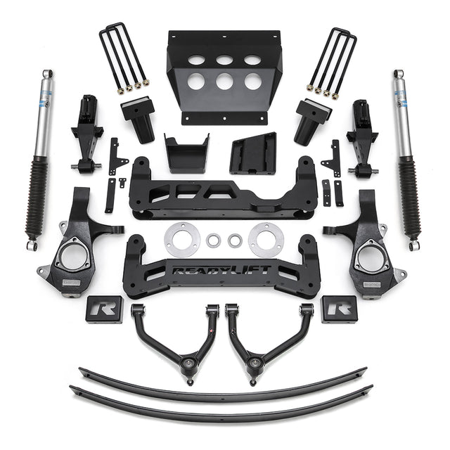 ReadyLIFT 44-3490 - 2014-2018 Chevrolet/GMC 1500 9'' Big Lift Kit for Aluminum or Stamped Steel OE Upper Control Arms with Bilstein Shocks