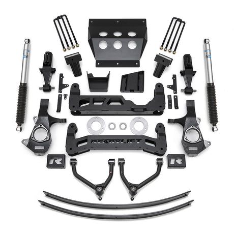 ReadyLIFT 44-3491 - 2014-2016 Chevrolet/GMC 1500 9'' Big Lift Kit for Cast Steel OE Upper Control Arms with Bilstein Shocks