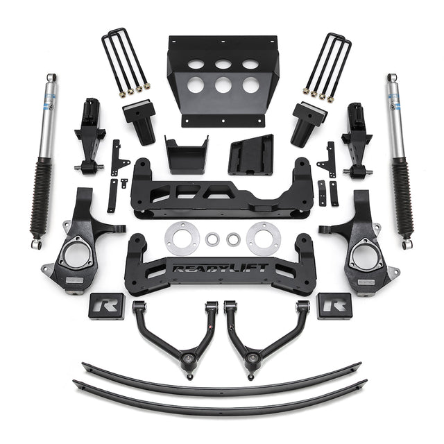 ReadyLIFT 44-3491 - 2014-2016 Chevrolet/GMC 1500 9'' Big Lift Kit for Cast Steel OE Upper Control Arms with Bilstein Shocks