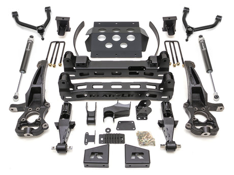 ReadyLIFT 44-39805 - 2019-2022 Chevrolet/GMC 1500 8'' Big Lift Kit with Upper Control Arms and rear Falcon 1.1 Monotube Shocks
