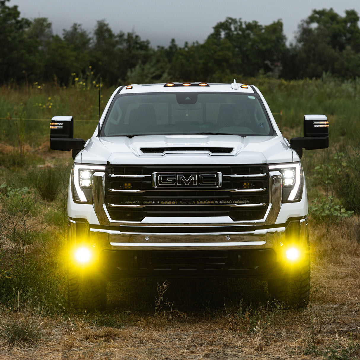 Baja Designs 24-25 GM 2500/3500 S1 Fog Pocket Light Kit - Baja Amber
