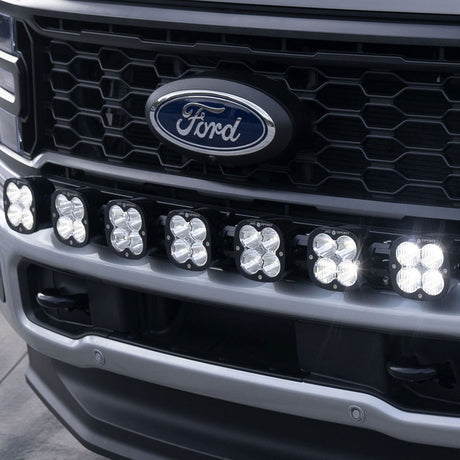 Baja Designs 2023+ Ford Super Duty Bumper 7 XL Pro Linkable LED Light Bar Kit