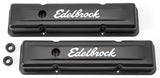 Edelbrock Valve Cover Signature Series Chevrolet 1959-1986 262-400 CI V8 Low Black