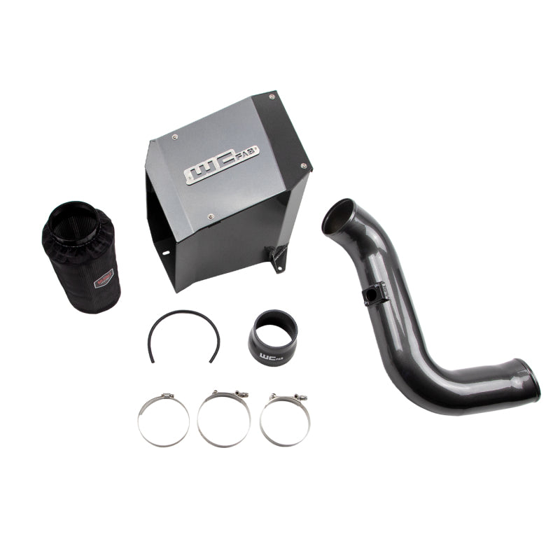 Wehrli 2001-2004 LB7 Duramax 4in Intake Kit with Air Box - Fine Texture Black
