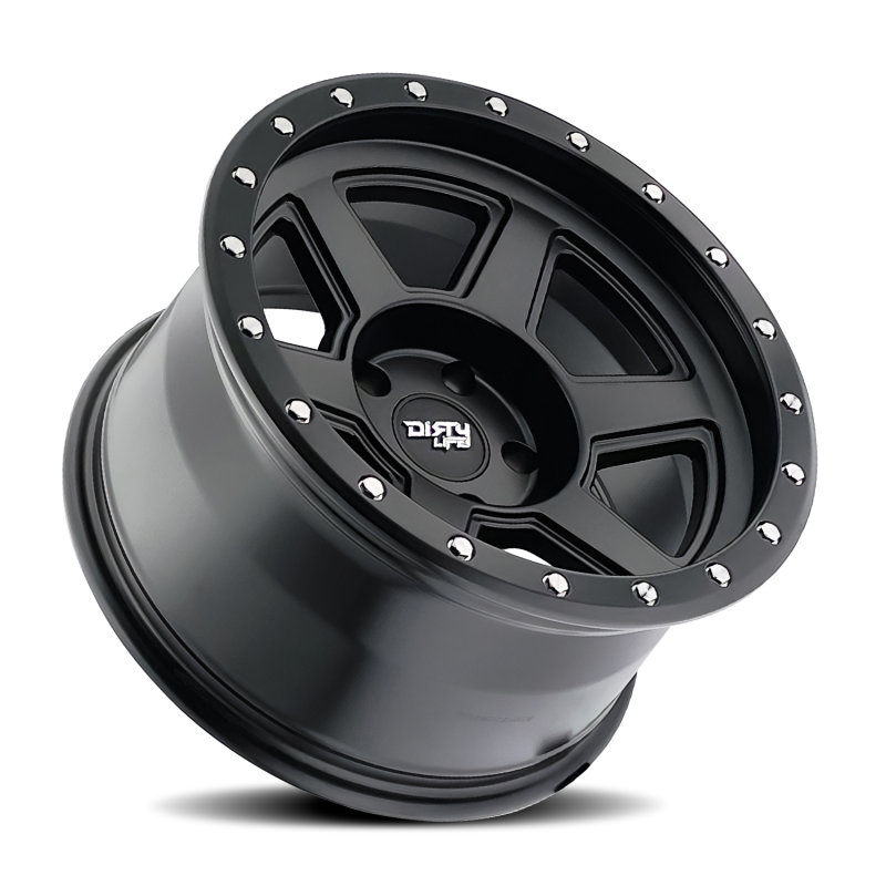 Dirty Life 9315 Compound 17x9 / 6x139.7 BP / -38mm Offset / 106mm Hub Matte Black Wheel