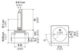 Hella Xenon D1S Bulb PK32d-2 85V 35W 4300k