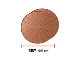 WeatherTech Plant Mats/Coasters 18in. Round - Terracotta (2pc Set)