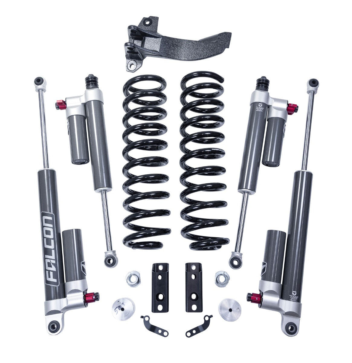 ReadyLIFT 46-20255 - 2020-2026 Ford F250/F350/F450 Diesel  2.5'' Coil Spring Front Lift Kit with Falcon 3.3 Front and Rear Shocks and Front Track Bar Bracket