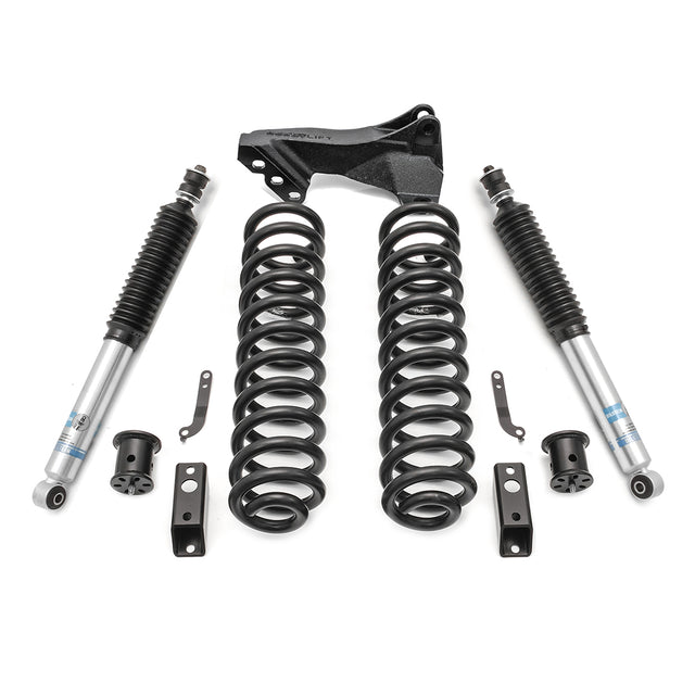 ReadyLIFT 46-2723 - 2017-2019 Ford F250/F350 Diesel  2.5'' Coil Spring Front Lift Kit with Bilstein Front Shocks and Front Track Bar Bracket