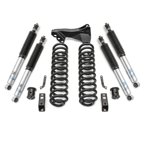 ReadyLIFT 46-2724 - 2017-2019 Ford F250/F350 Diesel  2.5'' Coil Spring Front Lift Kit with Bilstein Front and Rear Shocks and Front Track Bar Bracket