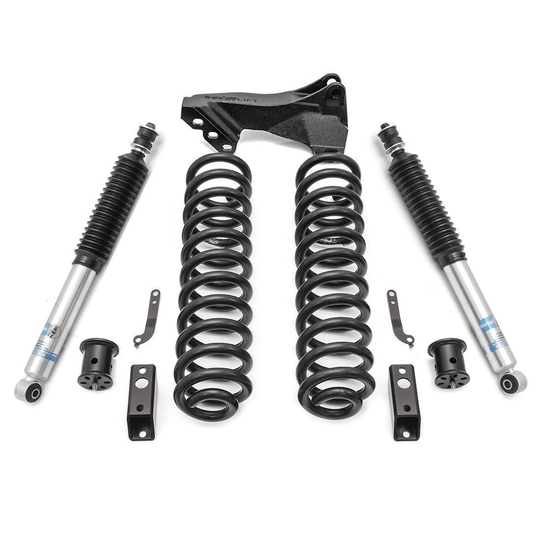 ReadyLIFT 46-2727 - 2011-2016 Ford F250/F350 Diesel  2.5'' Coil Spring Front Lift Kit with Bilstein Front Shocks and Front Track Bar Bracket