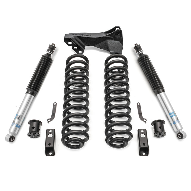 ReadyLIFT 46-2727 - 2011-2016 Ford F250/F350 Diesel  2.5'' Coil Spring Front Lift Kit with Bilstein Front Shocks and Front Track Bar Bracket