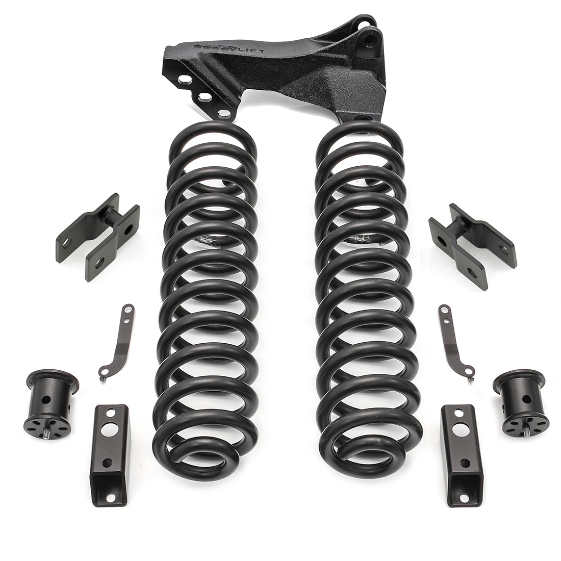 ReadyLIFT 46-2728 - 2011-2019 Ford F250/F350 Diesel  2.5'' Coil Spring Front Lift Kit with Front Shock Extensions and Front Track Bar Bracket