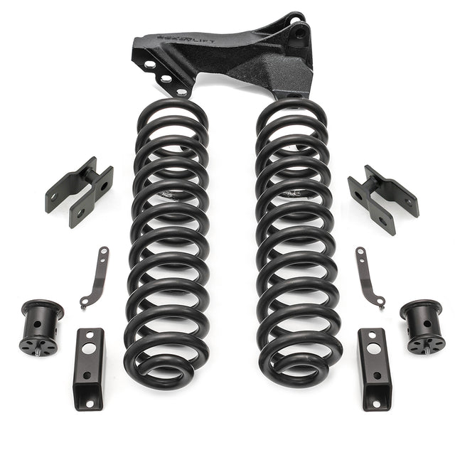 ReadyLIFT 46-2728 - 2011-2019 Ford F250/F350 Diesel  2.5'' Coil Spring Front Lift Kit with Front Shock Extensions and Front Track Bar Bracket