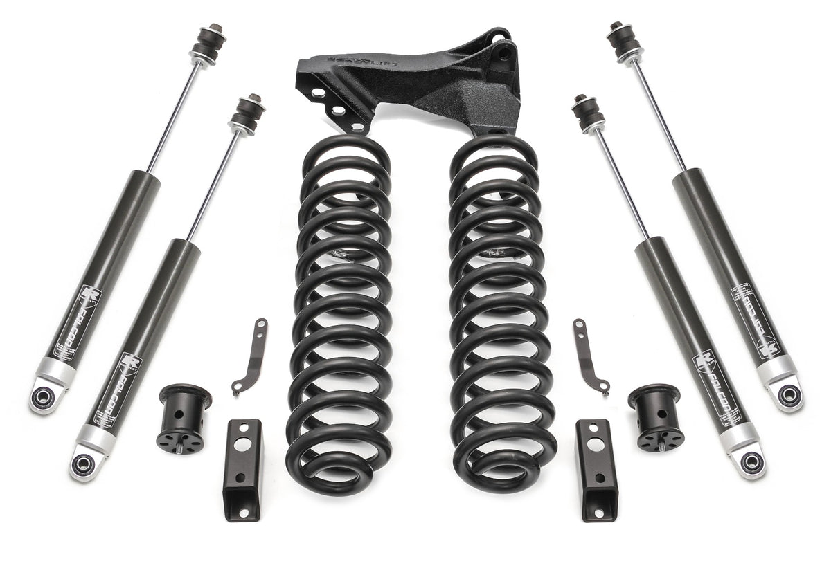 ReadyLIFT 46-27290 - 2011-2016 Ford F250/F350 Diesel  2.5'' Coil Spring Front Lift Kit with Falcon 1.1 Monotube Front and Rear Shocks and Front Track Bar Bracket