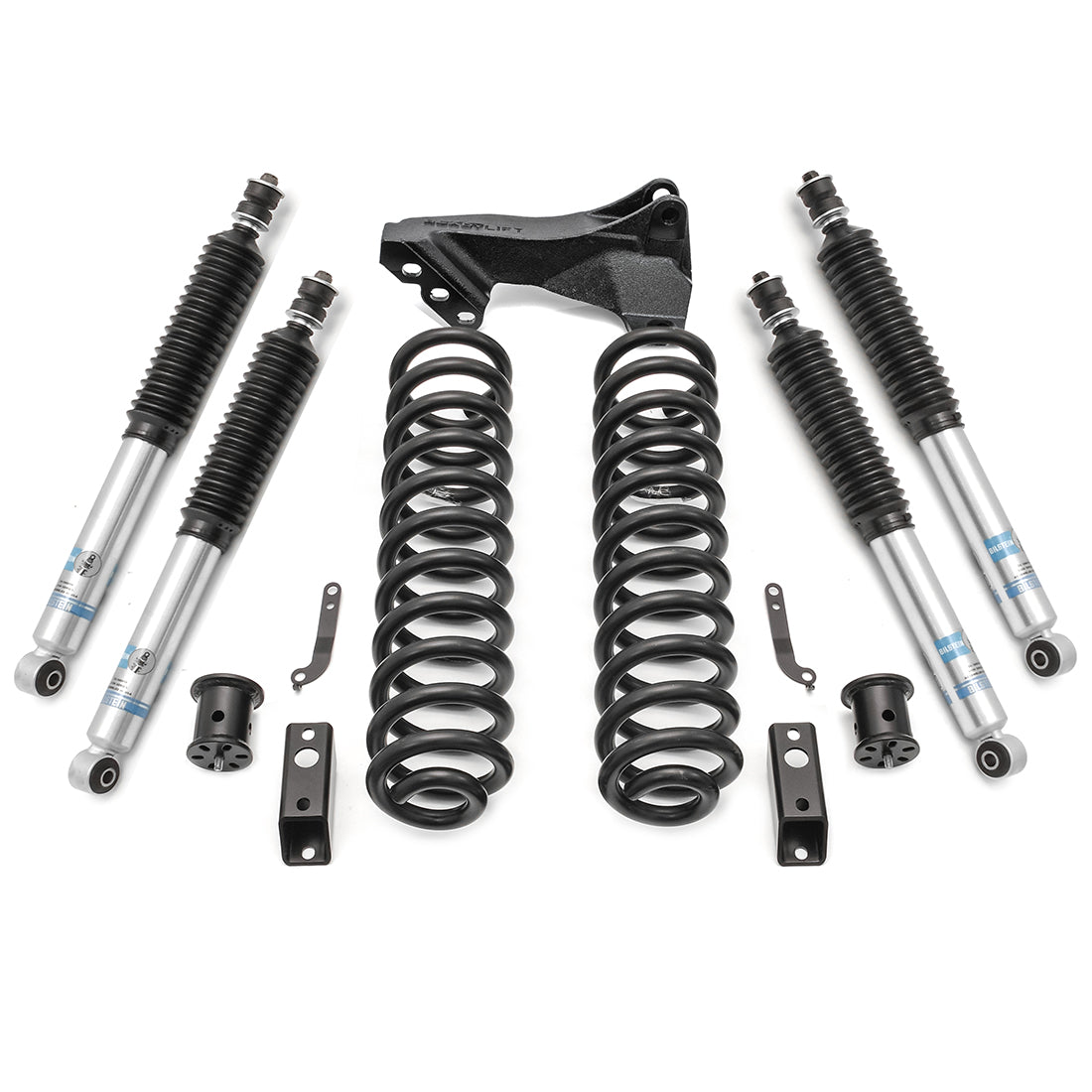 ReadyLIFT 46-2729 - 2011-2016 Ford F250/F350 Diesel  2.5'' Coil Spring Front Lift Kit with Bilstein Front and Rear Shocks and Front Track Bar Bracket