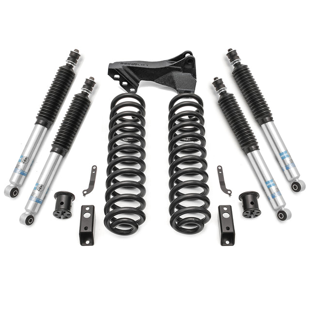 ReadyLIFT 46-2729 - 2011-2016 Ford F250/F350 Diesel  2.5'' Coil Spring Front Lift Kit with Bilstein Front and Rear Shocks and Front Track Bar Bracket
