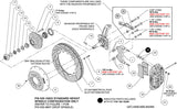Wilwood kit front XRS6R wwe pro spindle 14.00 rotor SRP