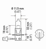 Hella Bulb H3 12V 55W Pk22S T325 +50 (2)