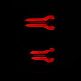 AlphaRex 21-23 Ford F-150 LUXX LED Tailights - Alpha-Black w/ BLIS