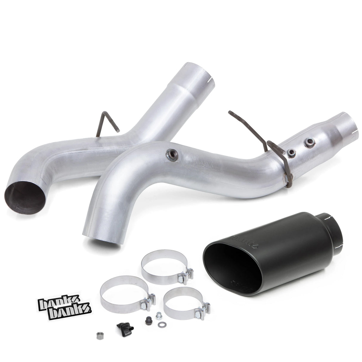 Banks Power 2024-2026 GM 2500/3500 Duramax 6.6L Monster Exhaust System 5.0in Single - Black Tip