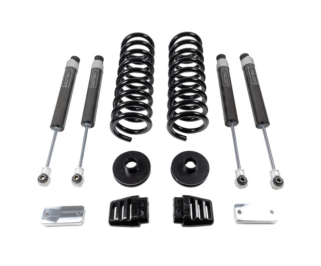 ReadyLIFT 49-19320 - 2019-2024 Dodge/Ram 2500 3'' coil lift kit - front coils and rear spacers, radius arm drop brackets, Falcon shocks