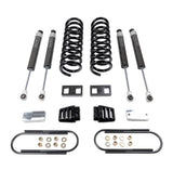 ReadyLIFT 49-19330 - 2019-2024 Dodge/Ram 3500 3'' coil lift kit - front coils and rear blocks, radius arm drop brackets, Falcon shocks