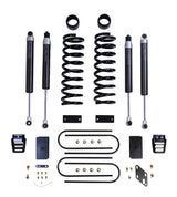 ReadyLIFT 49-19332 - 2019-2024 Dodge/Ram 3500 Dually 3'' coil lift kit - front coils and rear blocks, radius arm drop brackets, Falcon shocks