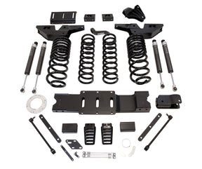 ReadyLIFT 49-19420 - 2019-2024 Dodge/Ram 2500 4.5'' coil lift kit - front and rear track bar brackets, front and rear coil springs w/ Falcon shocks