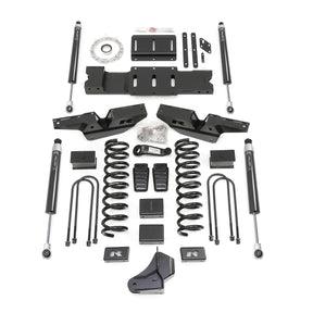 ReadyLIFT 49-19430 - 2019-2024 Dodge/Ram 3500 4.5'' coil lift kit - front and rear track bar brackets, front coils and rear blocks, drop brackets w/ Falcon shocks
