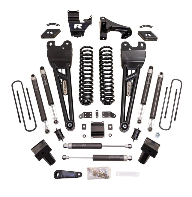 ReadyLIFT 49-23621 - 2023-2026 Ford F250/F350 Diesel  6'' Coil Spring Lift Kit with Falcon 1.1 Monotube Front/Rear Shocks, Radius Arms, Dual Steering Stabilizer, and Front Track Bar Bracket