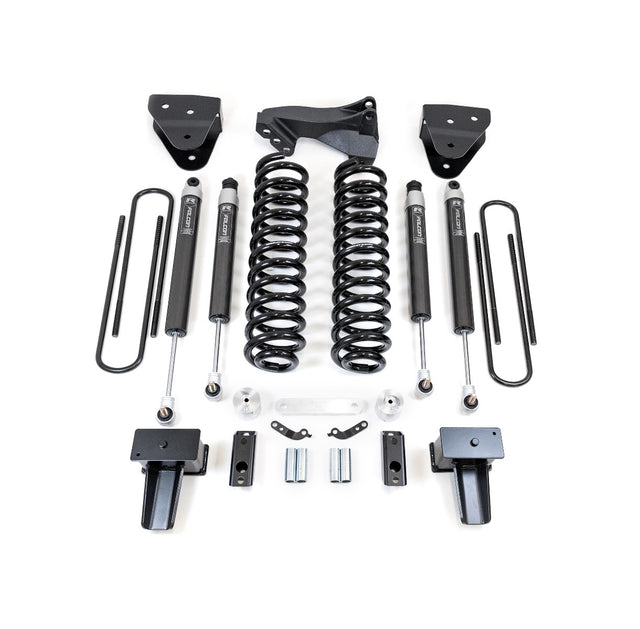 ReadyLIFT 49-27420 - 2017-2022 Ford F250/F350 Diesel  4'' Coil Spring Lift Kit with Falcon 1.1 Monotube Front/Rear Shocks and Front Track Bar Bracket