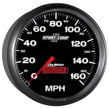 Autometer Sport-Comp II 5 inch 0-160MPH Electronic Programmable Speedometer