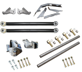 EVO MFG 2018-2024 Jeep Wrangler JL Rear Triangulated 4 Link Builder Kit