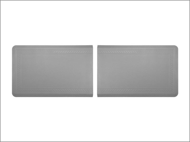 WeatherTech Comfort Mat Connect End Mats 24 x 36in. (2 Qty) Bordered - Grey