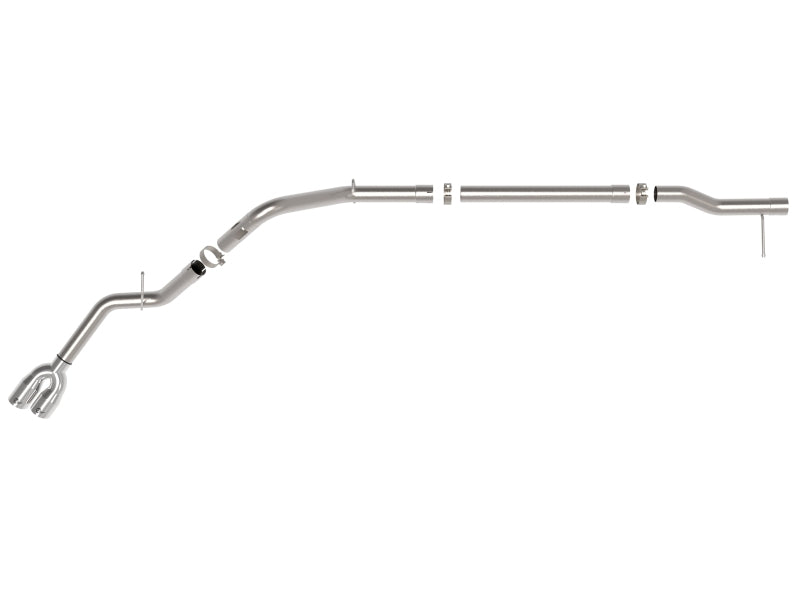 aFe Rebel XD Series 3 IN 304 Stainless Steel DPF-Back Exhaust w/Dual Polished Tips