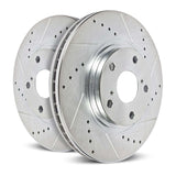 Power Stop 02-07 Jeep Liberty Front Evolution Drilled & Slotted Rotors - Pair