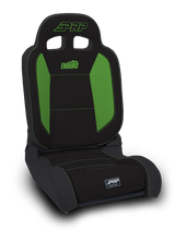 PRP EnduroDaily Reclining Suspension Seat - Black/Green Tweed - Driver