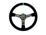 PRP Comp R Leather Steering Wheel - Blue