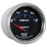 Autometer Cobalt 66.7mm 0-90 ohms Fuel Level Gauge