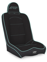 PRP Daily Driver High Back Suspension Seat- Black/Teal Tweed