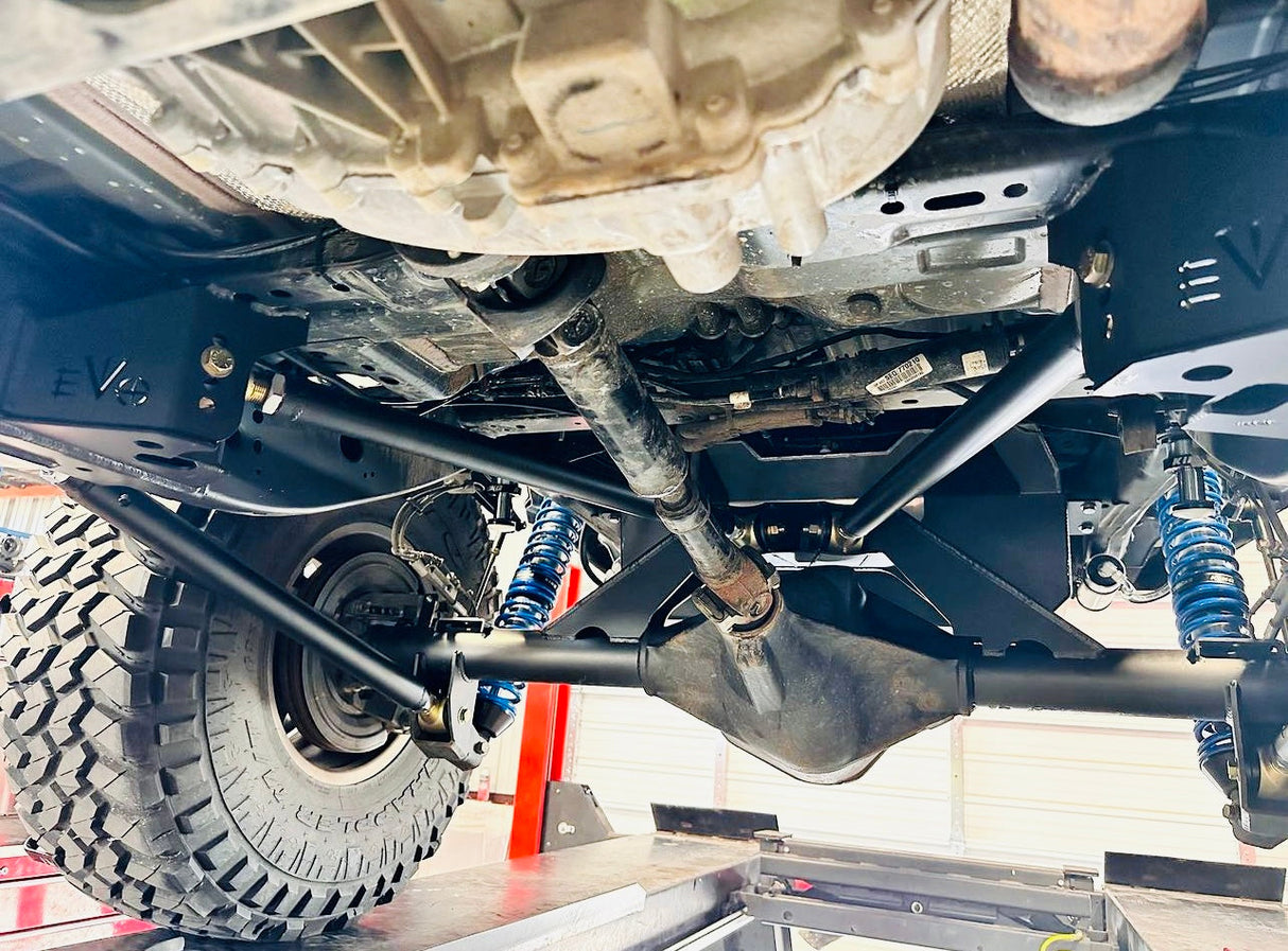 EVO MFG 2018-2024 Jeep Wrangler JL Rear Triangulated 4 Link Builder Kit