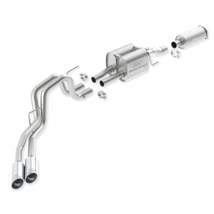Ford Performance - 2011-2014 F-150 Raptor 6.2L Cat-Back Touring Exhaust System 145-Inch