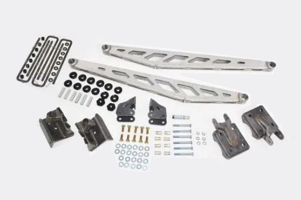 McGaughys Traction Bar Kit, 2014-2018 GM Truck, Crew Cab